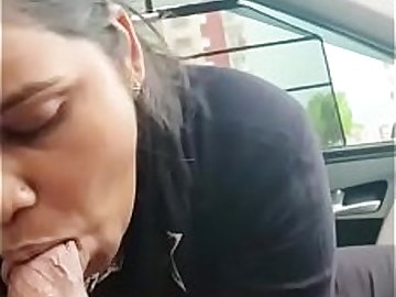 Indian gf sucking BIG COCK